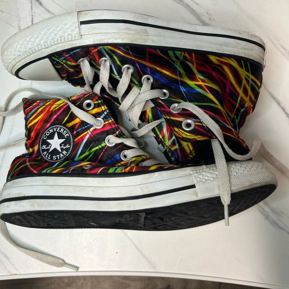 Converse Chuck Taylor Neon Lights Sneakers Men 4 Women 6 High Top Shoes 148275C - Picture 2 of 8